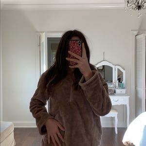 LAST CALL brown teddy jacket